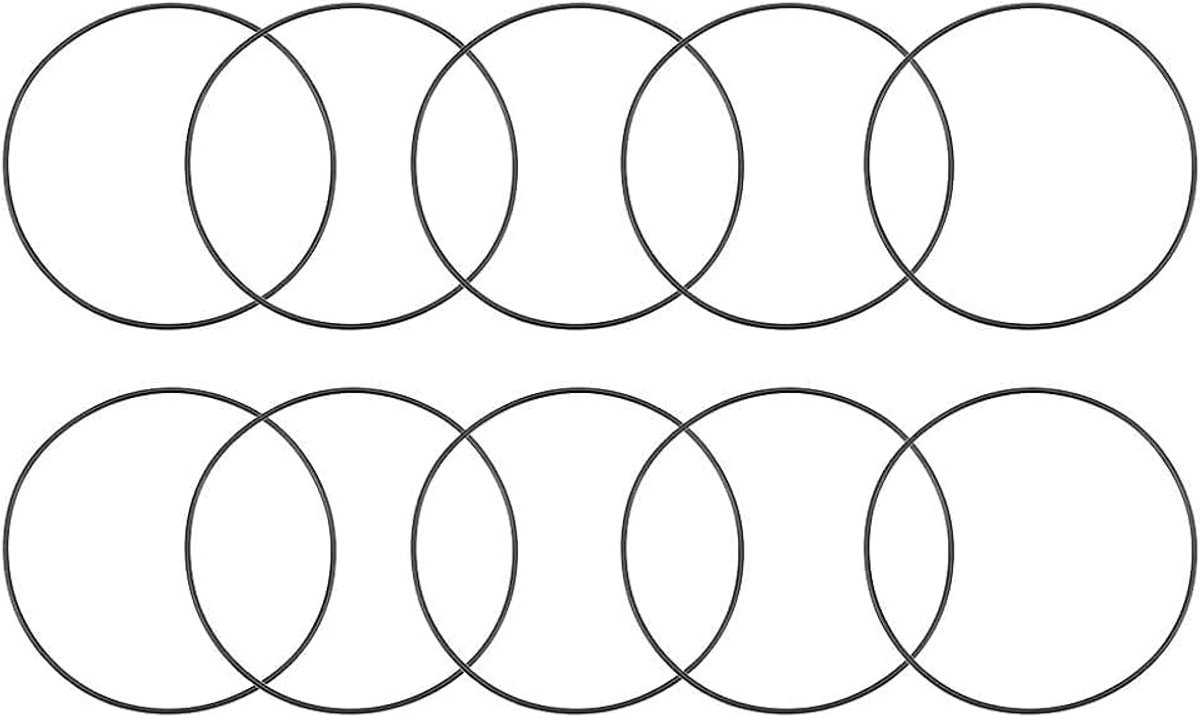 O-ringen nitrilrubber 43mm-79mm binnendiameter 1,5mm breedte ronde afdichting 72mm x 75mm x 1,5 mm
