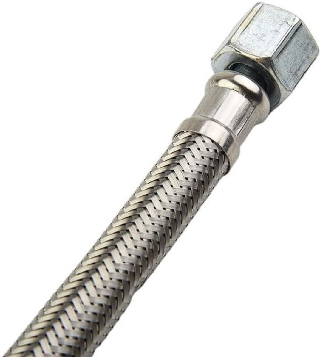 280mm Flexibele RVS Lucht Compressor Slang - Aansluiten Pijp - Draaiende Fittings - Duurzaamheid