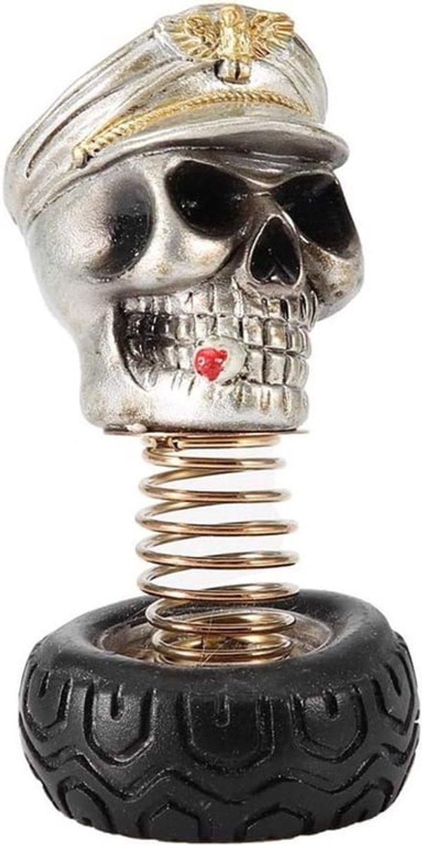 Swingende Skelet Skull Auto Interieur Decoratie - Trendy Dashboard Ornamenten en Accessoires voor Auto en Truck