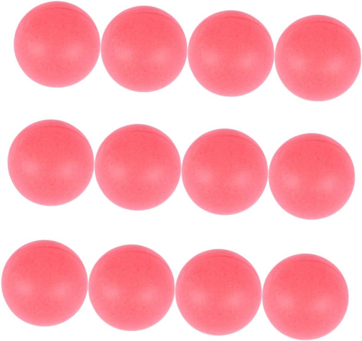 Tafeltennisballen - Pong ballen - Recreatief Spel - Naadloos en Duurzaam - 3 cm - Rood