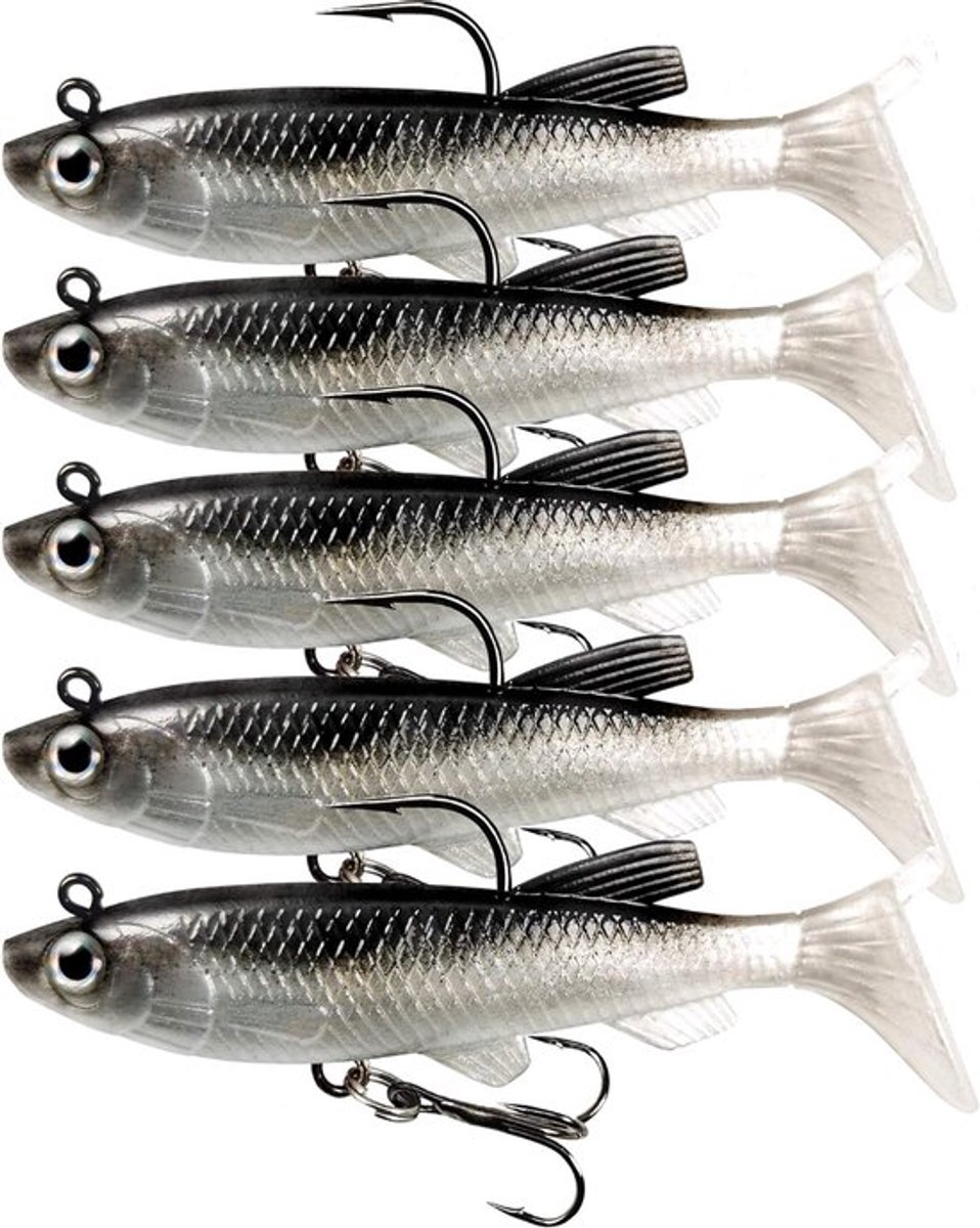 Zacht kunstaas, haringminnow-swimbait, voorgeladen loodkophaak, paddletail-swimbait, geschikt voor baars, forel, snoekbaars, crappie, zinkende loodkophaak, geschikt voor zout- en zoetwater, viscadeau voor mannen