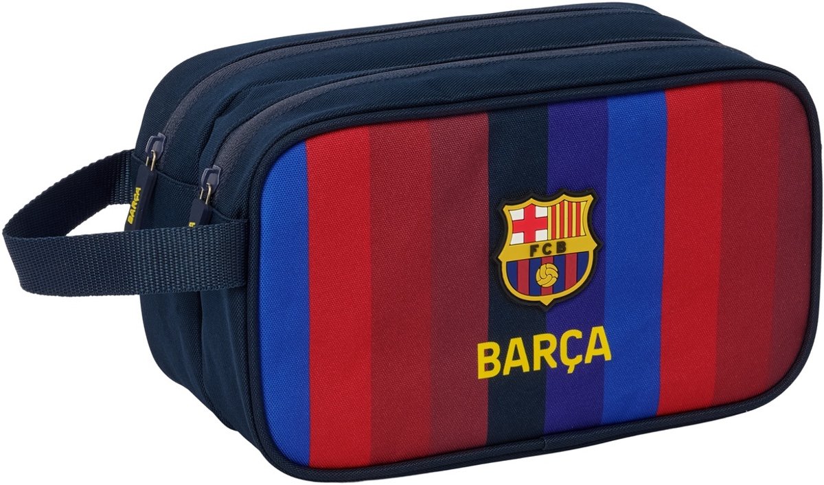FC Barcelona toilettas 26 cm - blauw rood polyester