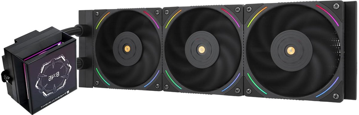 Waterkoeling Systeem - CPU Koeler - PC Componenten Koelen - IPS LCD Display - 360 mm - Zwart