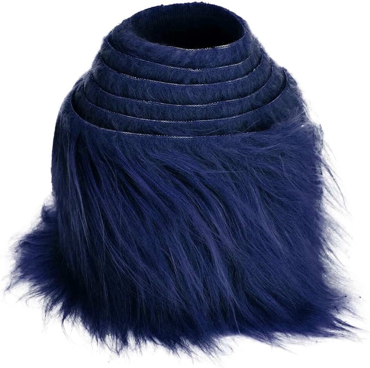 5cm x 150cm Pluizige kunstbontband kunstbont band bontstof, Furry kunstbont stof decoratieband sierband pluche trim pluchestof plucheband borten banden voor het naaien kleding kerstdecoratie