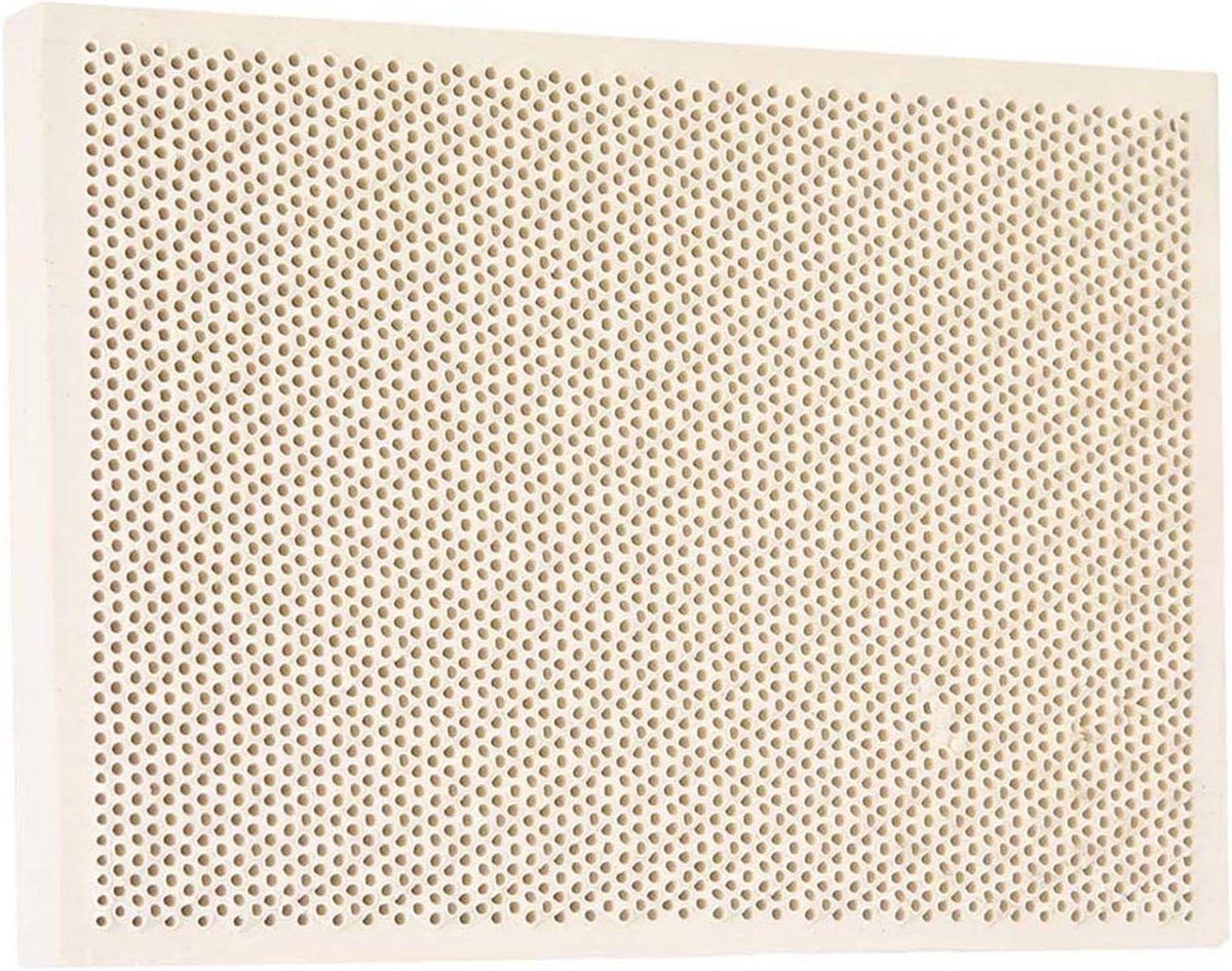 Keramische Soldeerplaat - Honingraat Verwarming - Verf Drogen - Infrarood Verwarmingsplaat - 135 x 95 mm - Wit