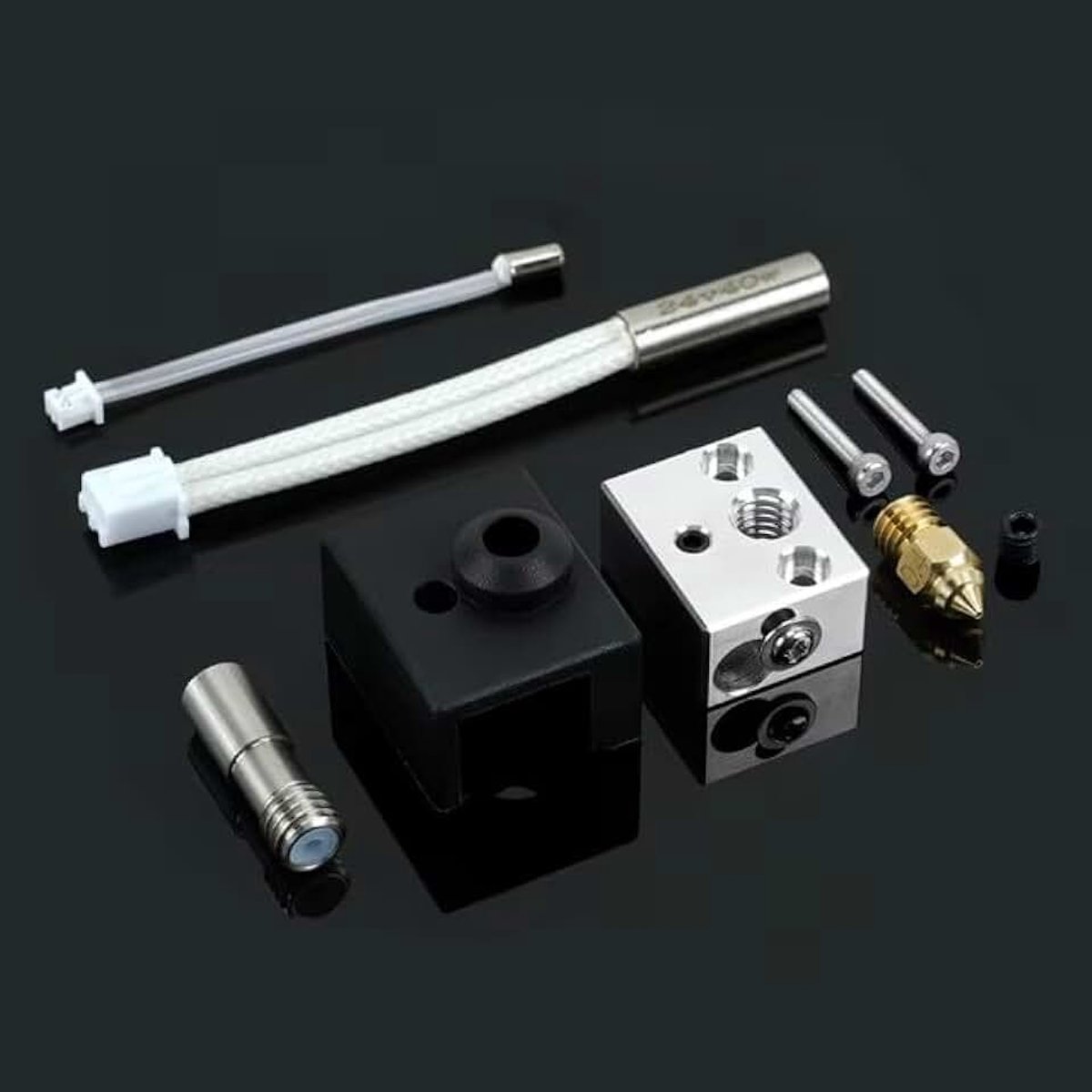 3 S1 300℃ Hoge Temperatuur Verwarmingsblok Kit, Sprite Extruder Hotend Kit voor Creality Ender-3 S1/Ender-3 S1 Pro/Ender-3 S1 Plus/CR-10 Smart Pro/Sermoon V1/Sermoon V1 Pro (standaard normaal