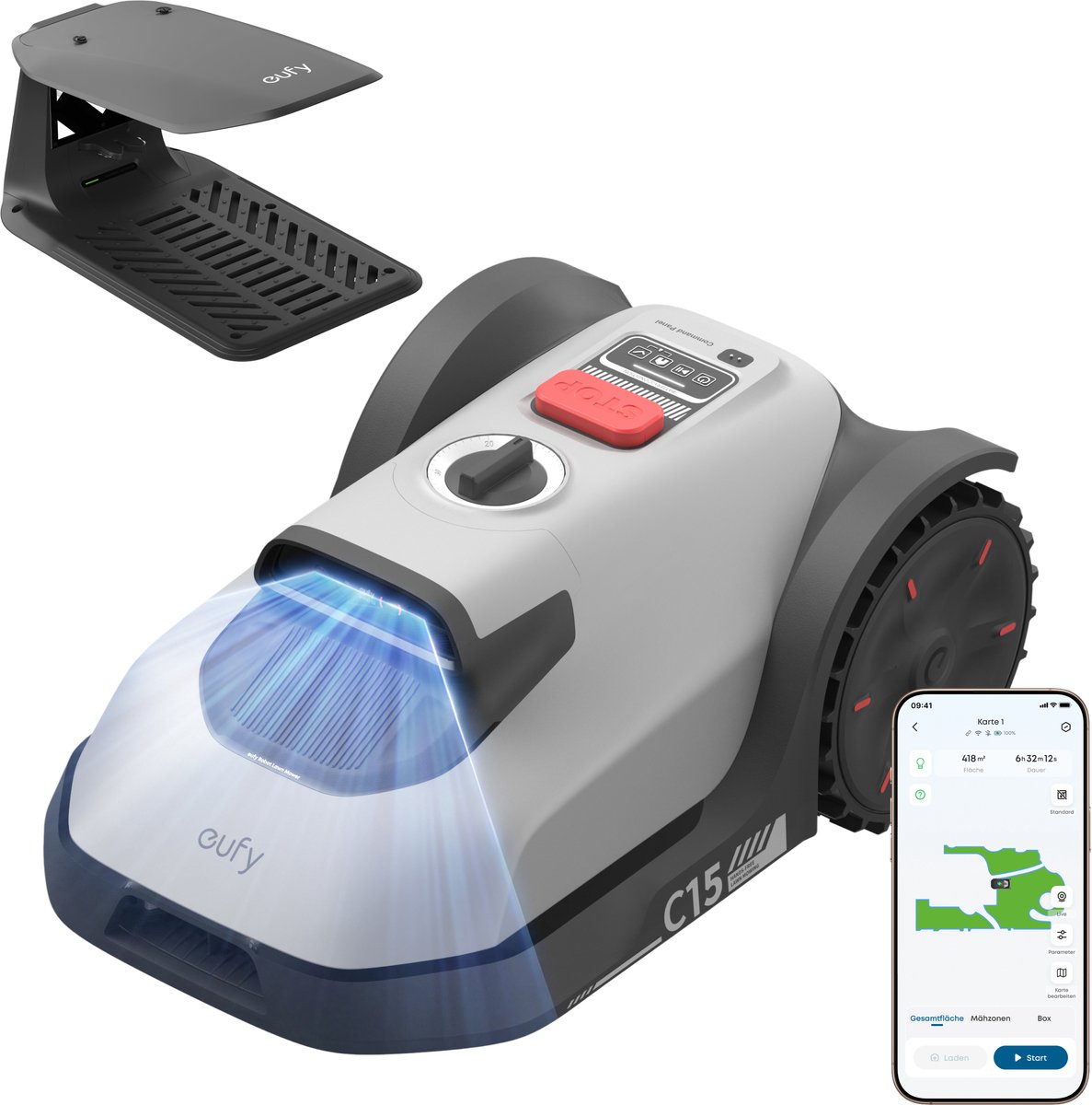 Afbeelding van Eufy C15 Robotgrasmaaier - Draadloos met Automatische - Specs, Score, Voor/Nadelen