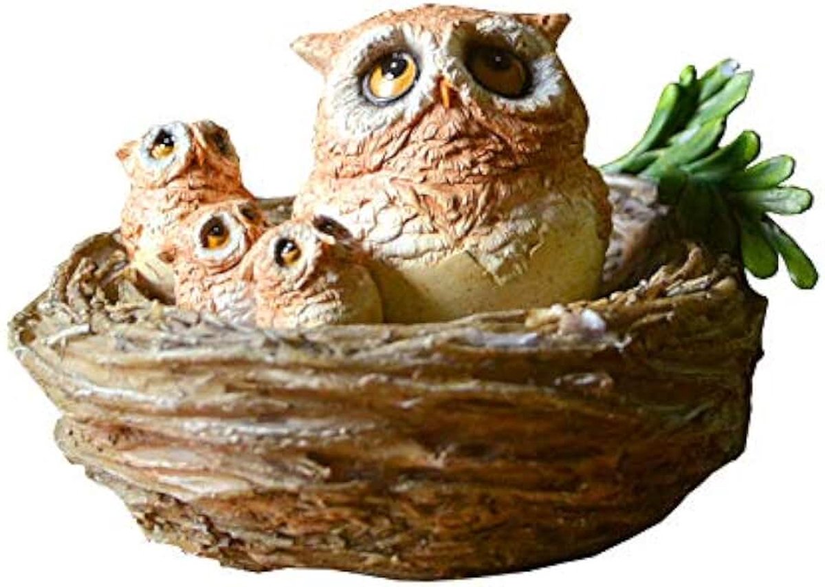 Feeëntuin uil figuur uilenfamilie liefde beeld