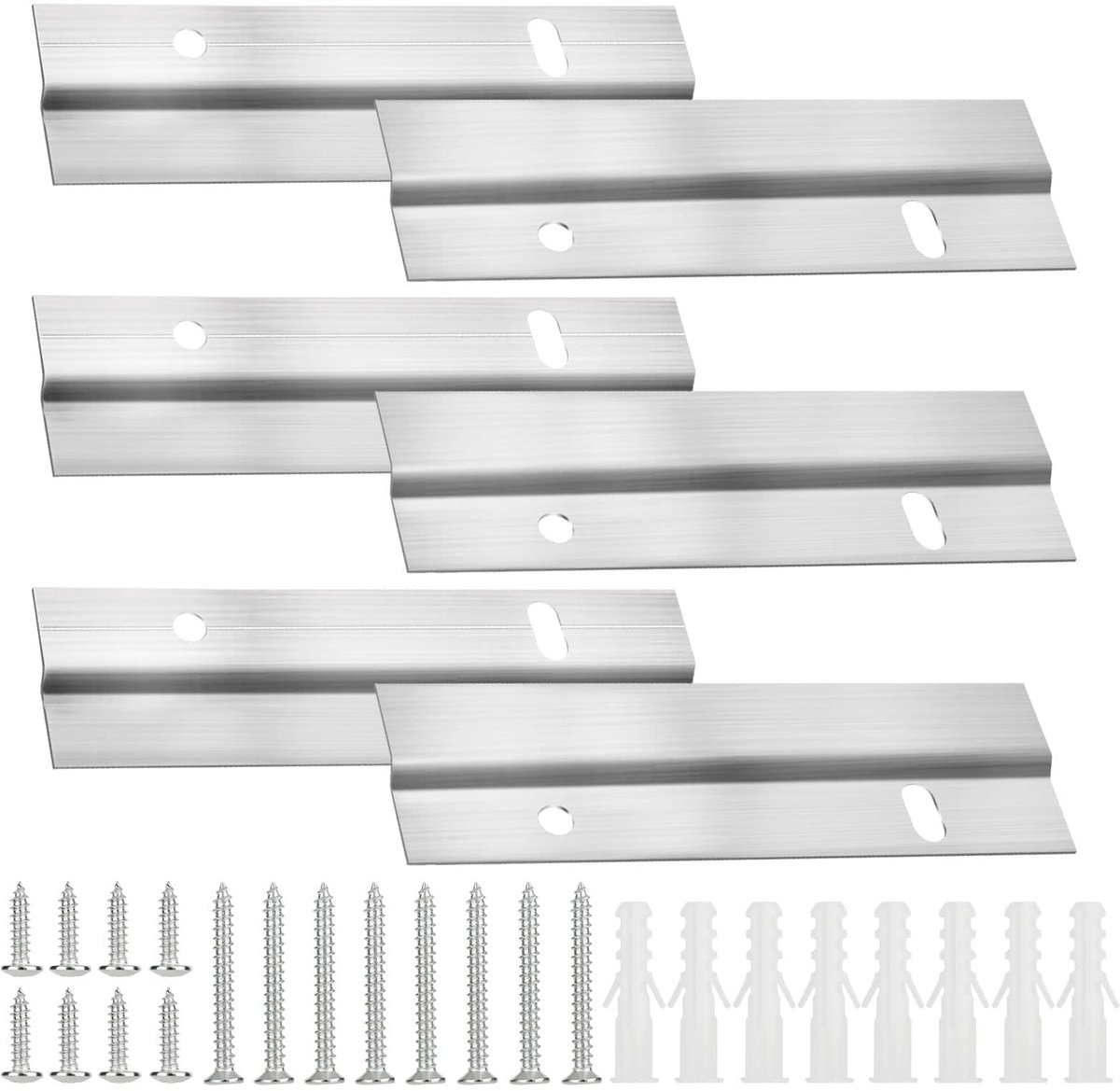 Franse Cleat Fotohaak Zware Beugel Voor Het Ophangen Van Spiegels Met 10 CM Z-Bar Voor Veilige Wandmontage