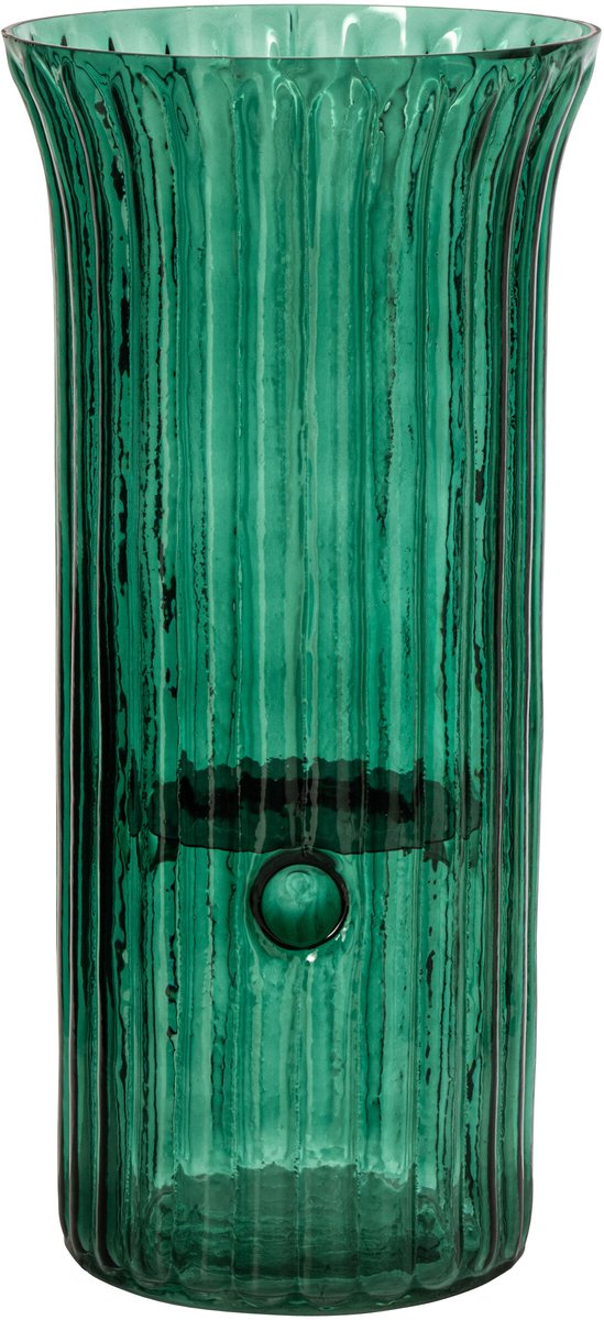 J-Line Kandelaar - glas - turquoise - large