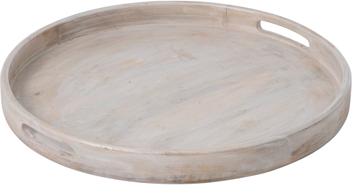 J-Line plateau - hout - wit