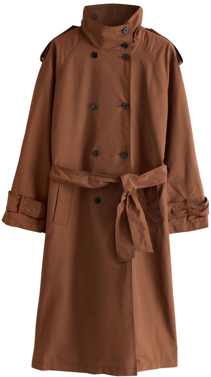 Next - Dames - Regenbestendige trenchcoat - Bruin