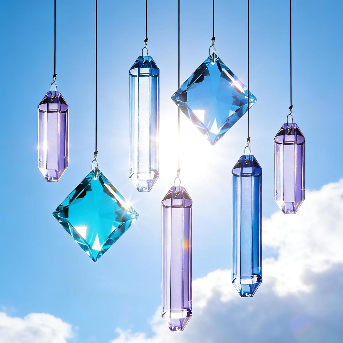Zonnevangers om op te hangen, raamdecoratie, hangend, regenboogmaker voor thuis, tuindecoratie