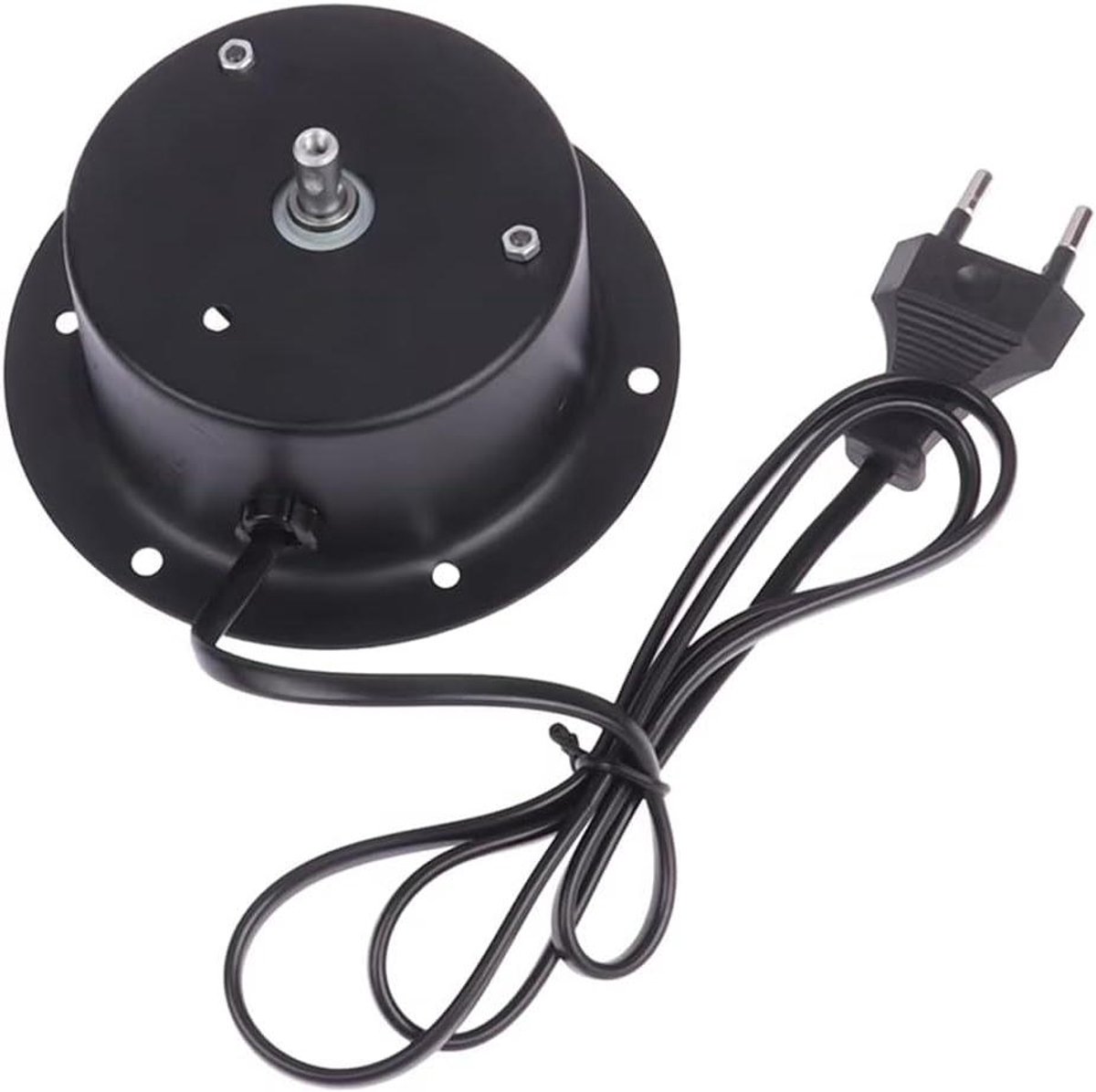 Roterende Motor - Spiegelbolmotor Draaitafel - Feestverlichting Ophangen - 15 RPM Snelheid - Max 40cm Bol - Zwart