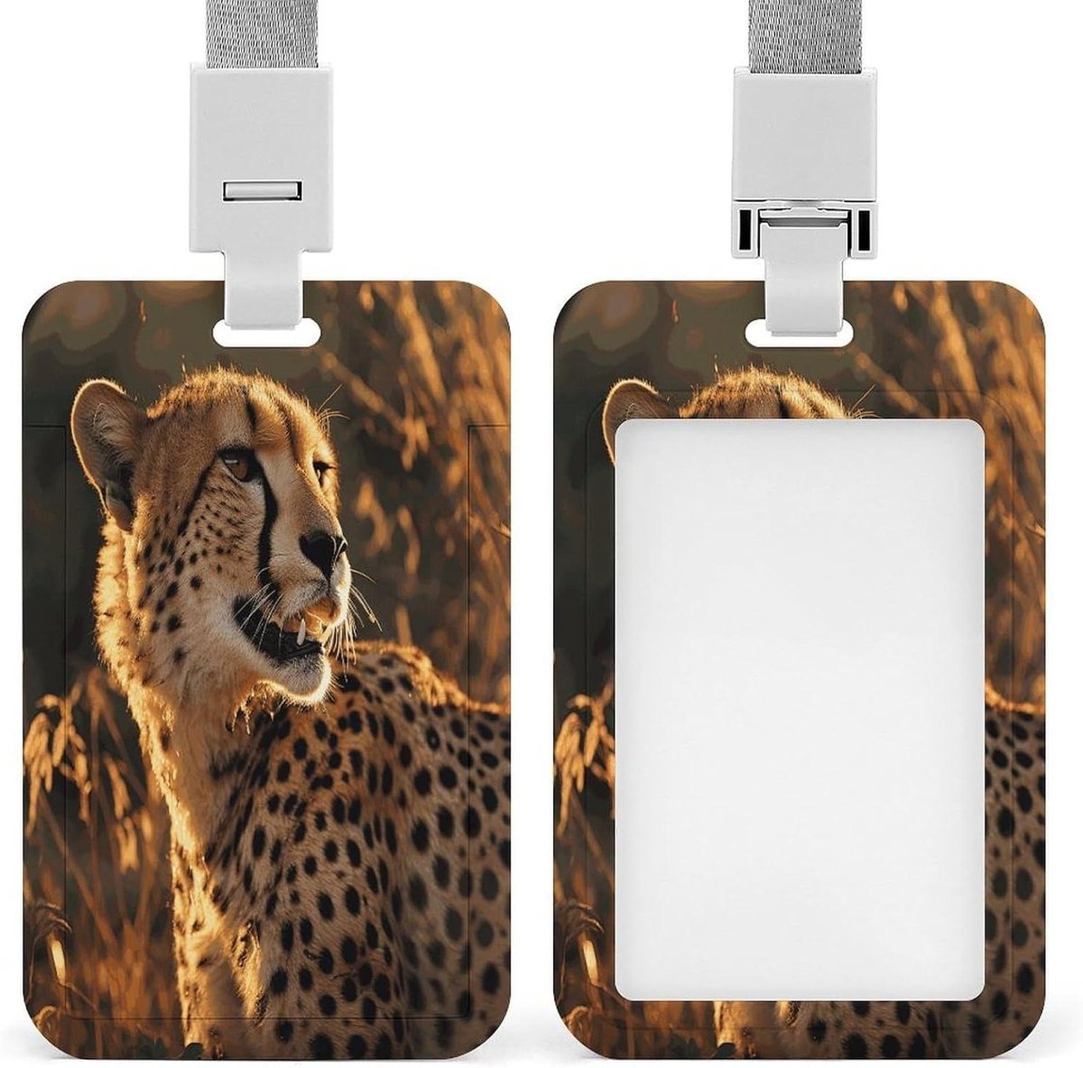 Badgehouder met Lanyard - ID Kaarthouder - Professioneel Gebruik - Robuust ABS Plastic - 10.9 x 6.9 cm - Stijlvol