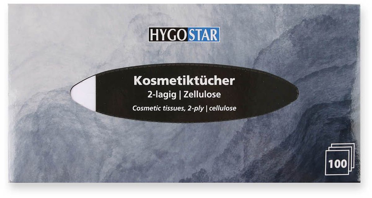 HYGOSTAR Cosmetische Tissues 2-laags Cellulose – 100 Vel