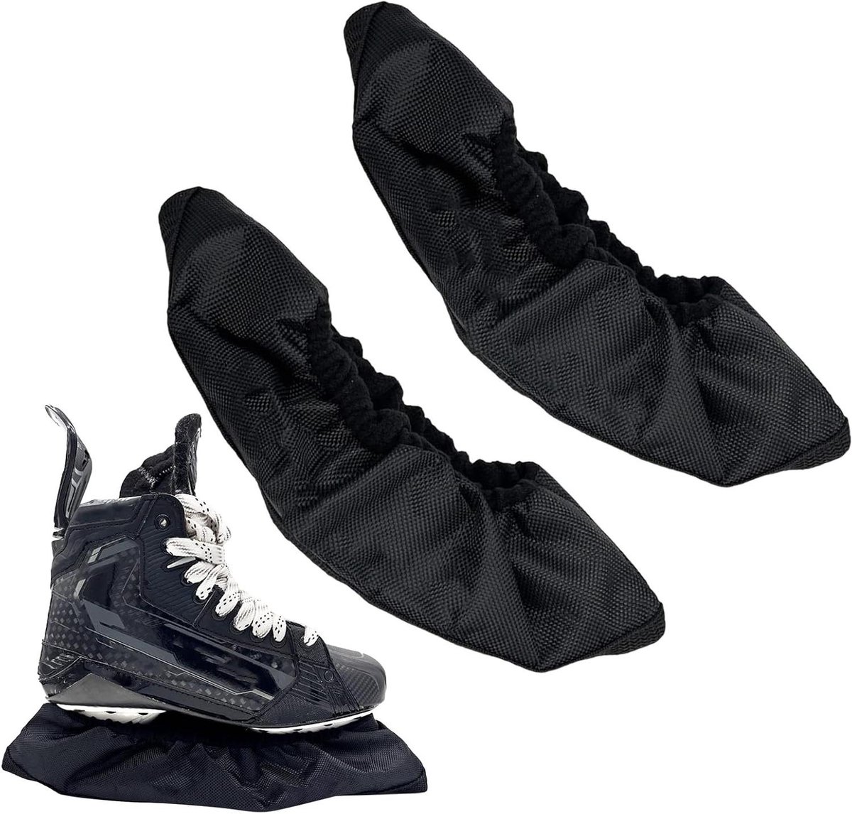 Schaatsbeschermers - Soakers - Schaatsen Beschermen - Waterdichte Stof - Maat S - Zwart