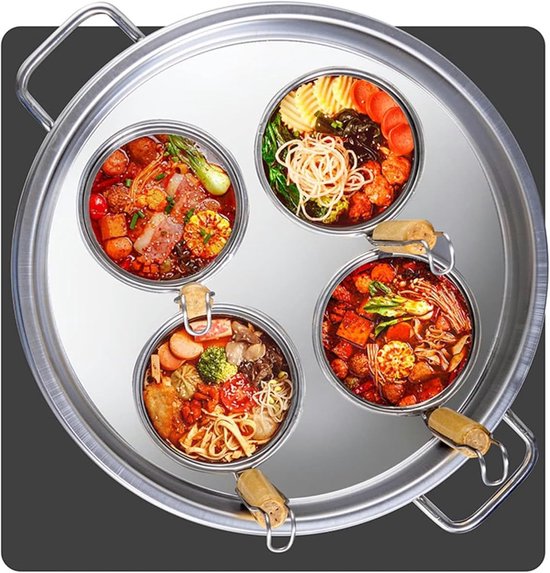 Inzetstukken voor Pastamaker - Pastapan Mand - Zelf Pasta Maken - Roestvrij Staal - 3/4/5 Gaten - Zilver — afbeelding 4