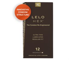 LELO HEX Respect XL - condooms - 58 mm - 12 stuks