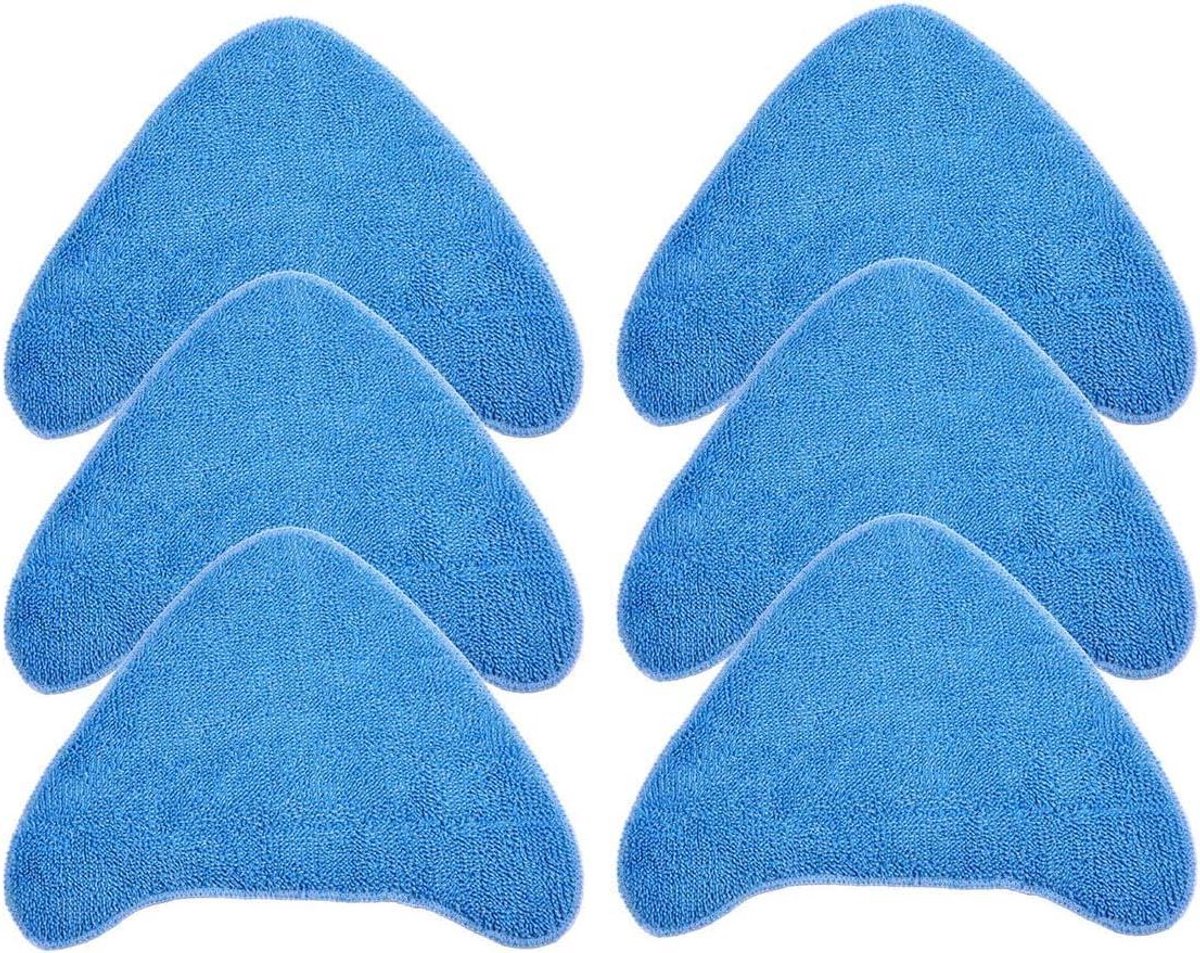 Stoomreiniger Pads - Dweil Vervanging - Hygiënisch Reinigen - Zonespecifiek Gebruik - 6 Stuks - Wit
