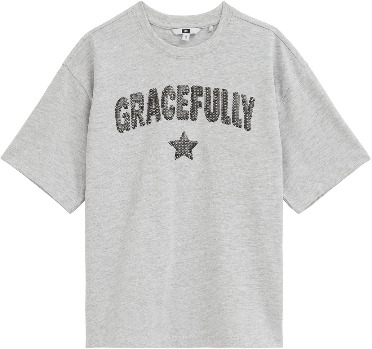 WE Fashion Meisjes oversized T-shirt