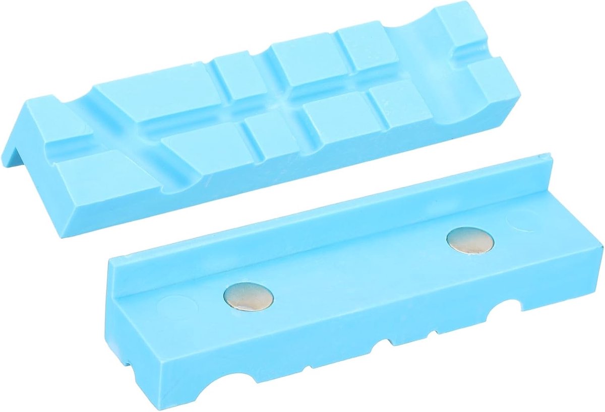 1 Set Klem Kaak Kussens 12,7 cm Magnetisch Rubber Zachte Kaken Standaard Krasbestendig Klem Covers Gereedschap Voor DIY Productie Houtbewerking