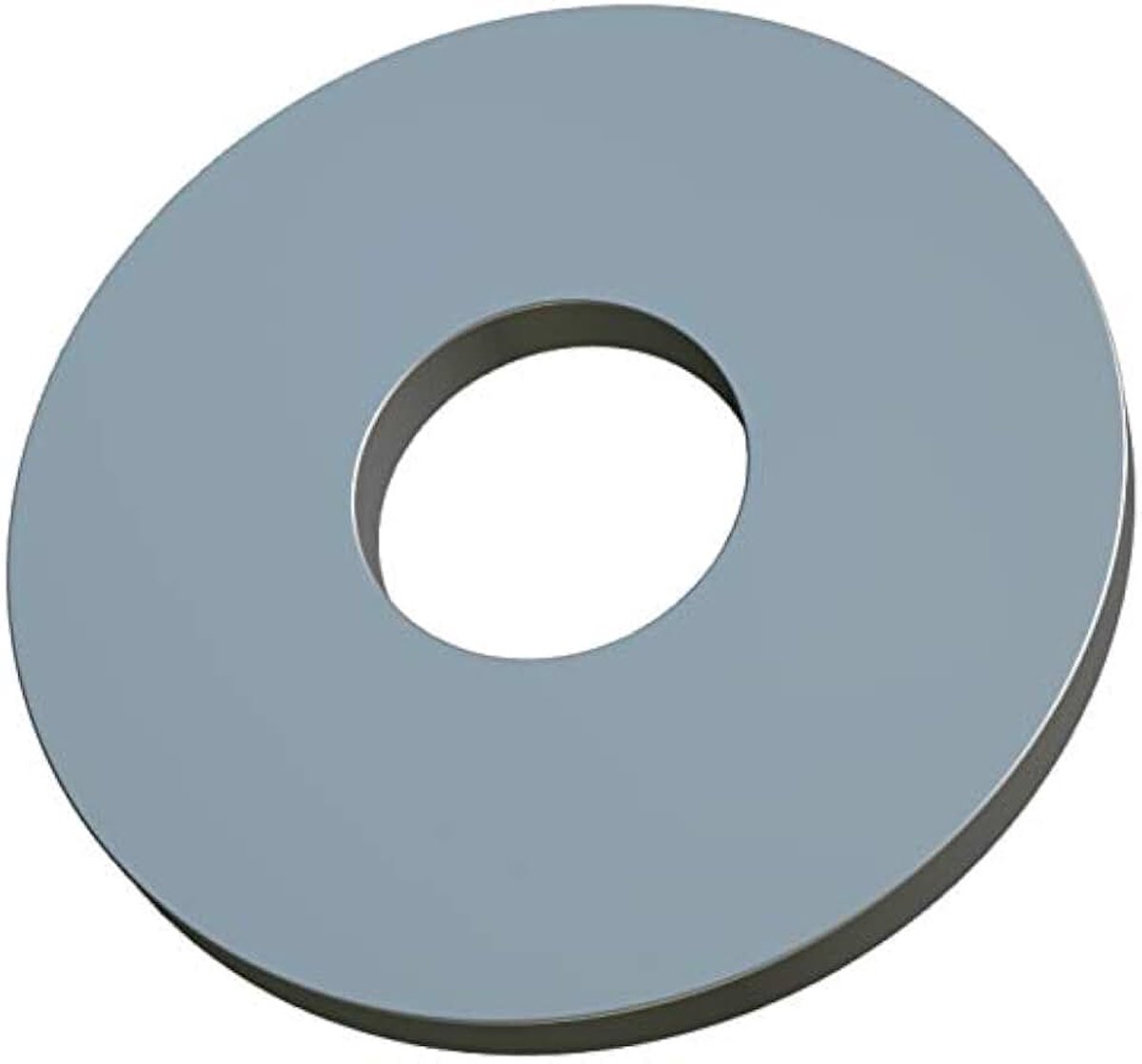 Platte Cent Wasmachine Roestvrij Staal A2 (Pack of 5) Platte Brede Ronde Metalen Roestvrij Stalen Ringen voor Schroeven - Gecertificeerde Standart ISO 7093 DIN 9021 M12 (13mm x 24mm)