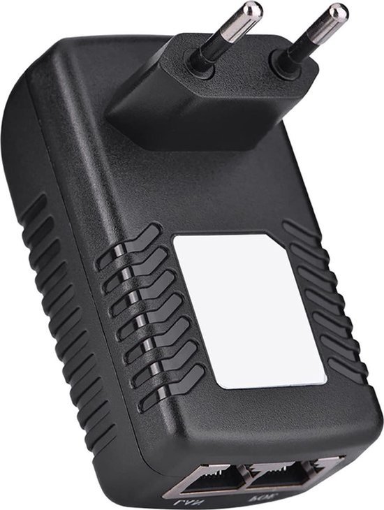 Store_9 - PoE-injector - 48V Ethernet-adapter - Wandmodel - Voeding voor IP-telefoons en camera's - Geschikt voor EU-stekker van Merkloos — afbeelding 2