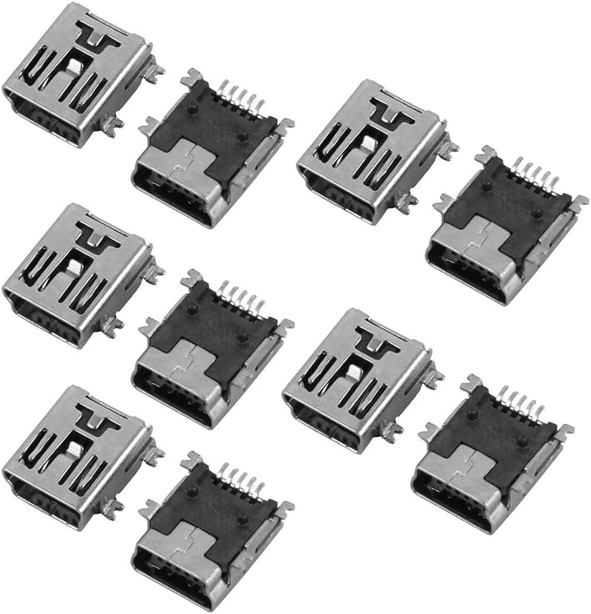Sourcing kaart 10 Stks Solderen Type Mini USB 5P Vrouwelijke Jack Connector