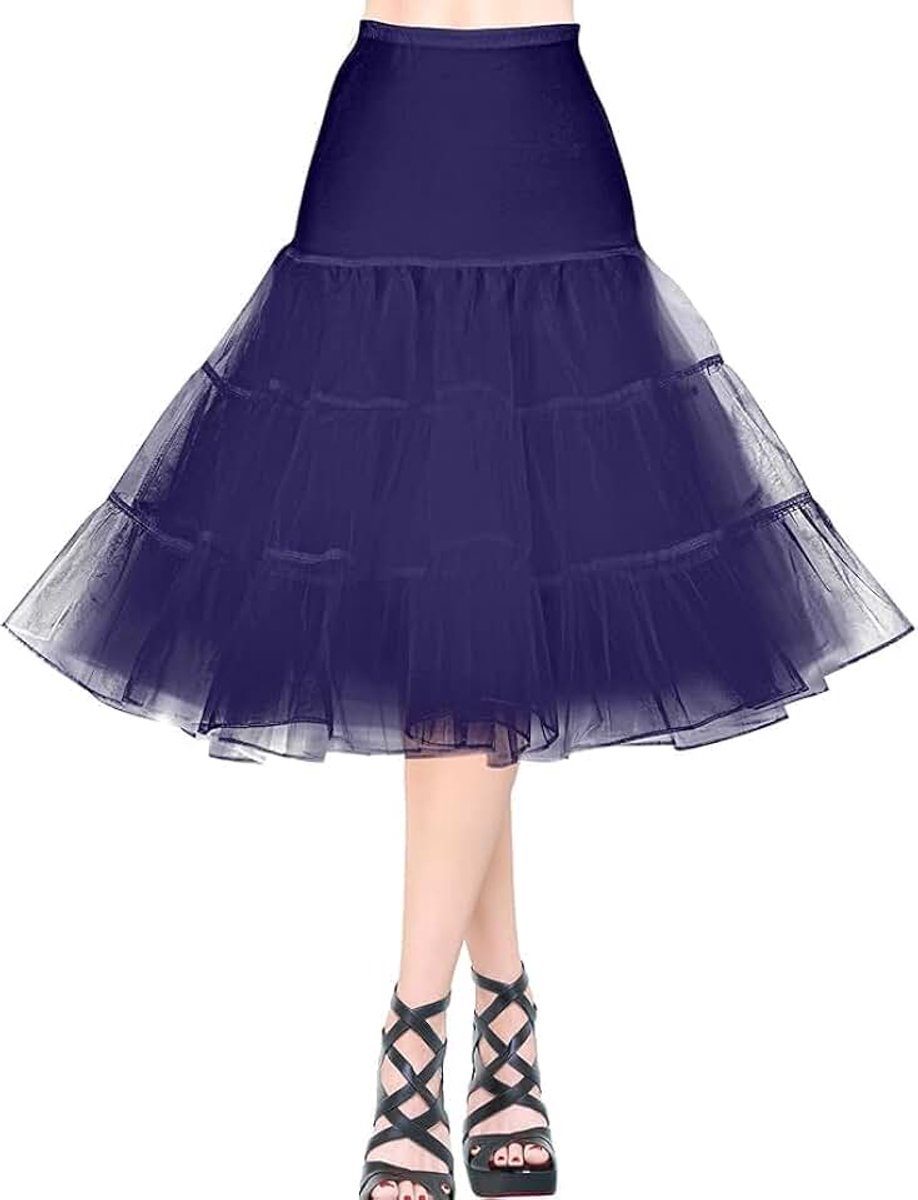 Petticoat, voor dames, vintage, retro, petticoat, 50 stuks, verschillende maten, onderrok met kant voor eindexamenbaljurk, bruidsjurk 1950, rockabilly