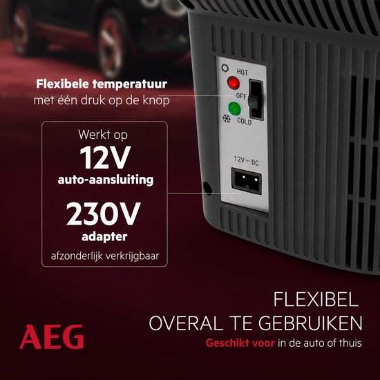 AEG Bordbar BK16 Koelbox en verwarmingsbox Thermo-elektrisch 12 V/DC Grijs 16 l van AEG — afbeelding 5
