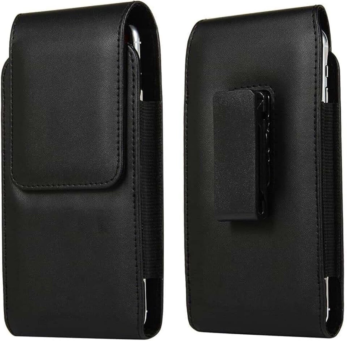 Design holstertas met magnetische sluiting en riemclip 360 voor Telefunken TS 450 Cosi - Zwart