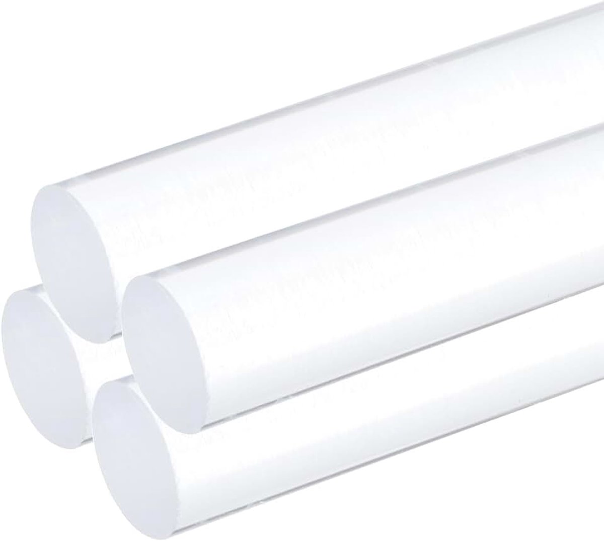 4 ronde staven van acryl, 1/2 inch x 12 inch, kunststof, acryl, transparante staven, strips voor doe-het-zelf verlichting, tuindecoratie, 13 mm x 300 mm