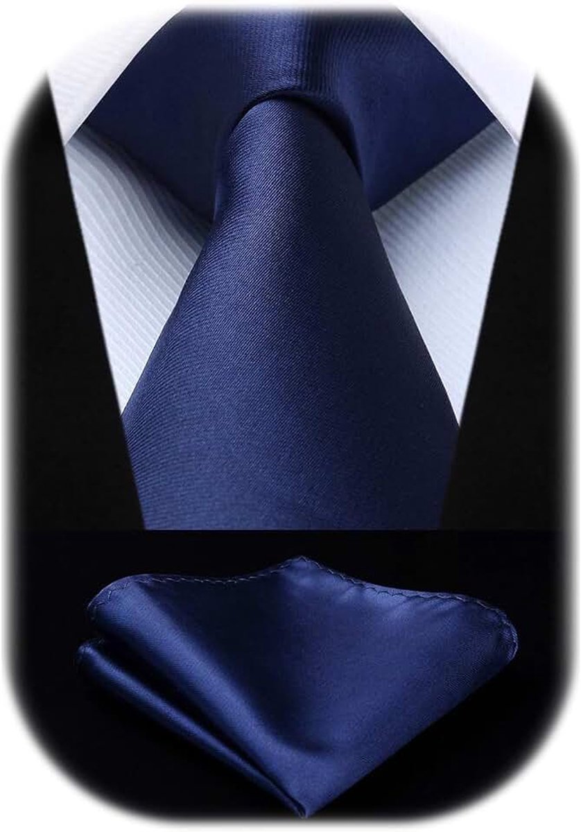 Extra lange geruite stropdas zakdoek mannen stropdas & pocket vierkante set voor formele zaken