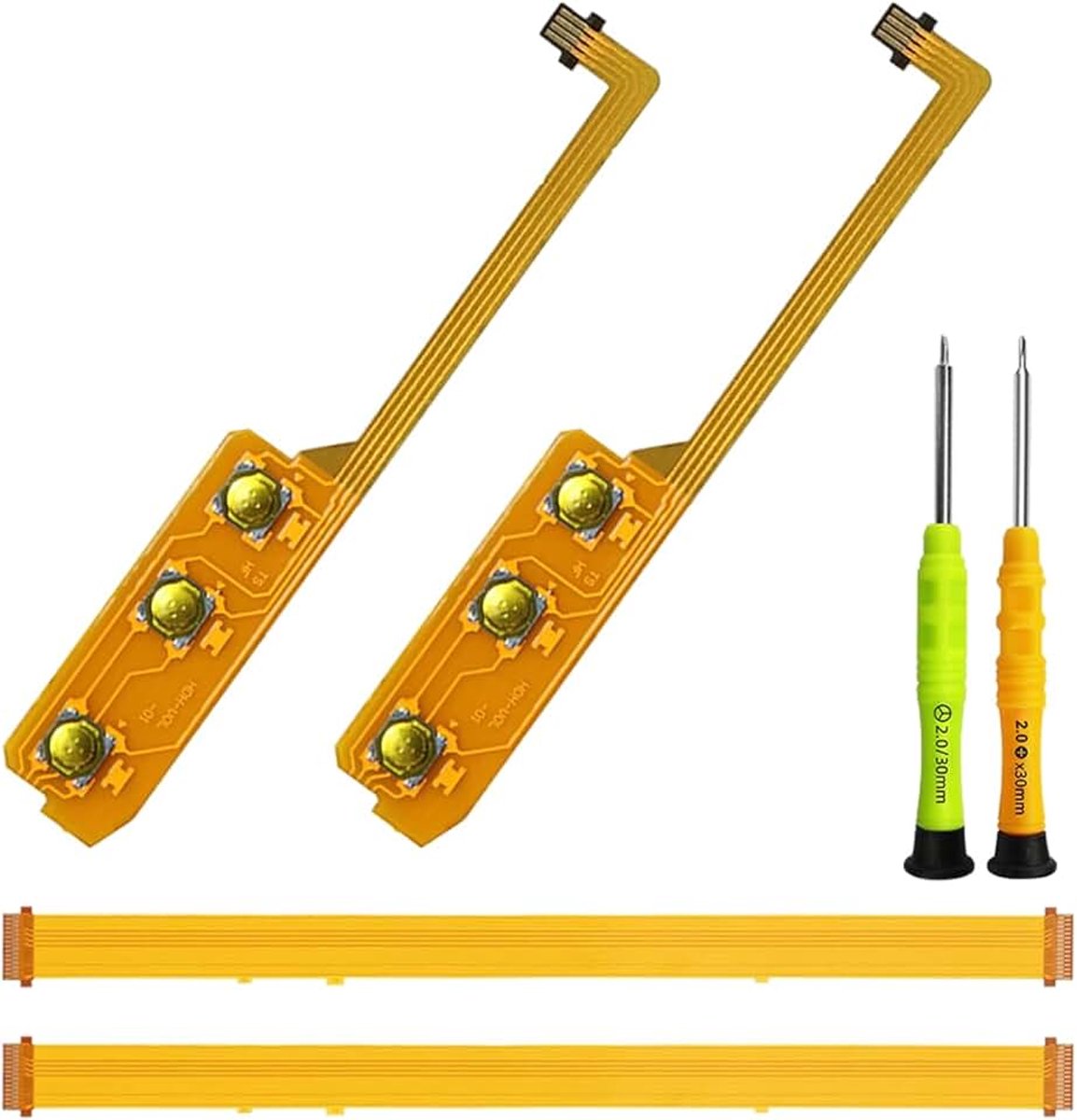 Aan/uit-knop Flex Kabel Vervanging HDH-VOL-01 voor Switch Lite AAN/Uit Kabel, L-knop Links Connector Lint Flex Kabel voor Switch Lite HDH-001 Moederbord (4 stuks)
