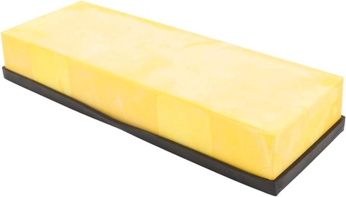 - Messenslijpsteen - Slijpsteenslijper - Antislip basis - Aluminiumoxide - Hoekgeleiding - Leren riem - Korrel 5000 - Geschikt voor keukenmessen - Plat