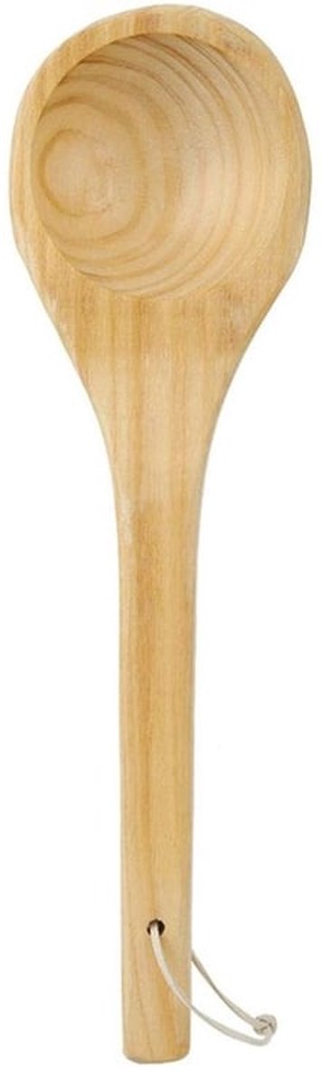 Sauna Lepel Handgemaakt - Houten Spatel - Draagbare Lepel - Theelepel - Keukenaccessoire - Ideaal voor Thee Serveren