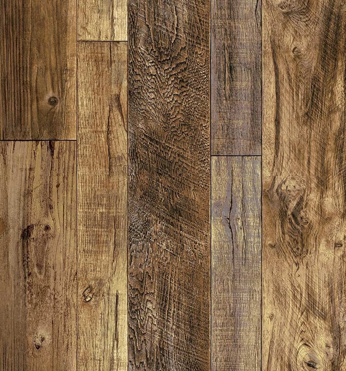 Behang - muur - Houtlook - Zelfklevende folie voor meubels - 44 x 300 cm, keuken, kast - Waterdicht
