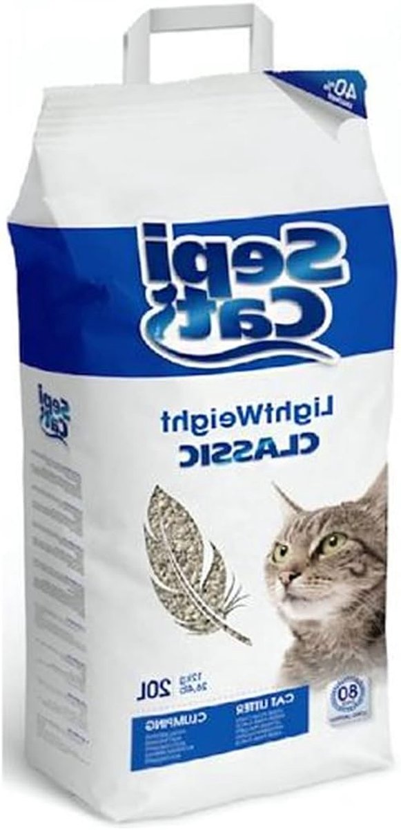 Kattenbakvulling Zand - Absorberend Grit - Hygiënisch Huis - Milieuvriendelijk - 20 Liter - Natuurlijk