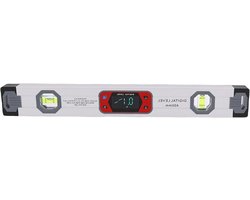 Digitaal Waterpas - Gradenboog Hoekmeter - Precisie Meten - Dubbele Asmeting - ±60° Bereik - Zilver