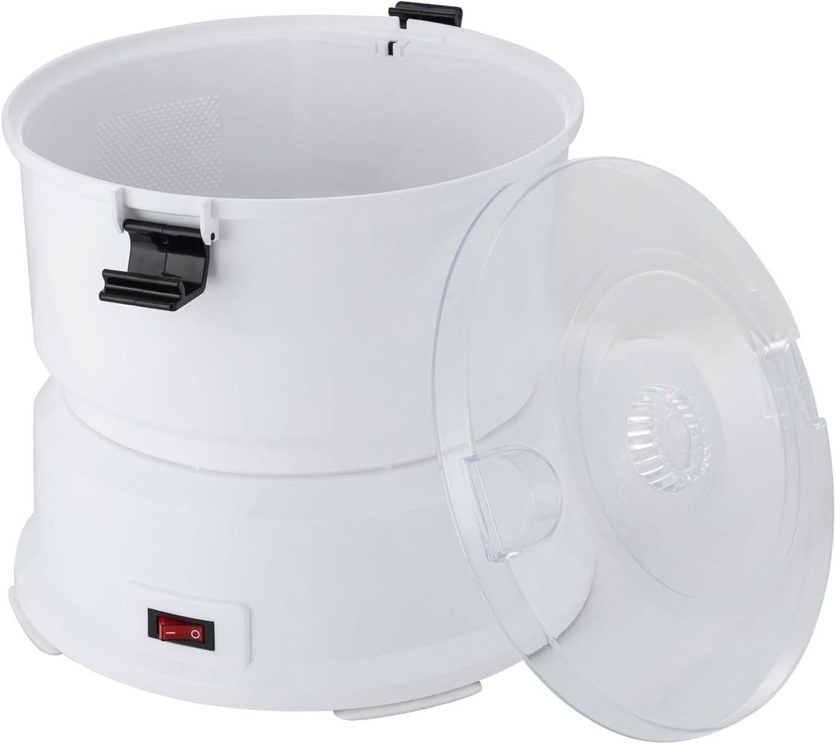 Elektrische Aardappelschilmachine - Groente Schillen - Snel Schillen - Krachtige Koper Motor - 0.8kg Capaciteit - Wit