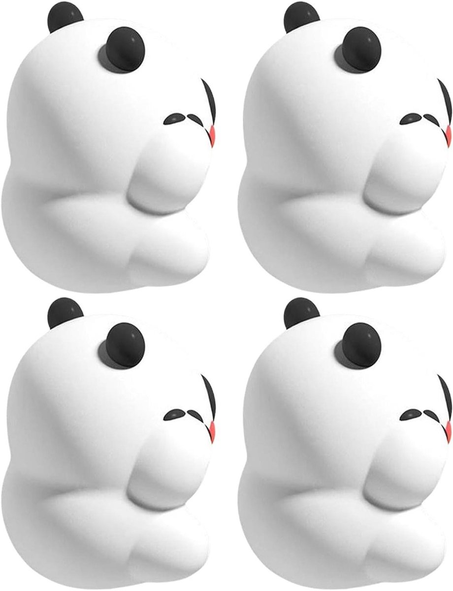Tafelhoekbeschermers - Randbeschermers Meubels - Babykamer Beveiligen - Schattig Dierontwerp - 4 stuks - Wit