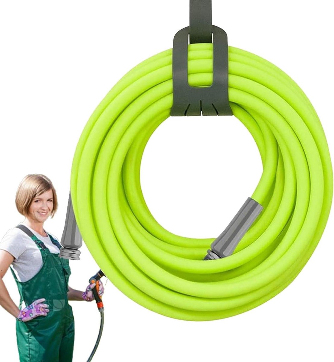 Tuinslang - Flexibele slang - Buiten besproeien - Waterdicht lekvrij ontwerp - 15 meter - Groen
