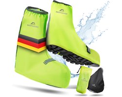 Nextcover® Overschoenen Waterdicht | 100% Waterdichte Regenschoenen Fiets | Reflecterende Schoenovertrek Herbruikbaar| Regenhoezen voor Schoenen | Overschoenen | Schoenbescherming | Fietsoverschoenen