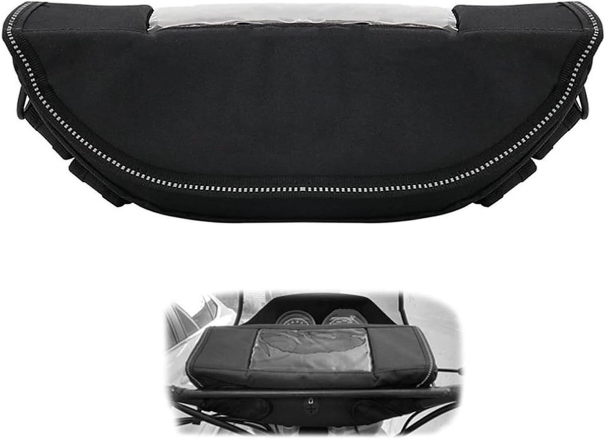 Motorzadeltas - Opbergtas Motor - Motorfiets Reizen - Duurzaam Materiaal - One Size - Zwart