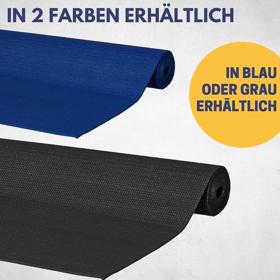 Sportmat - Fitnessmat - Yoga Pilates - Luxe lichtgewicht - 3 mm dik - Blauw — afbeelding 2