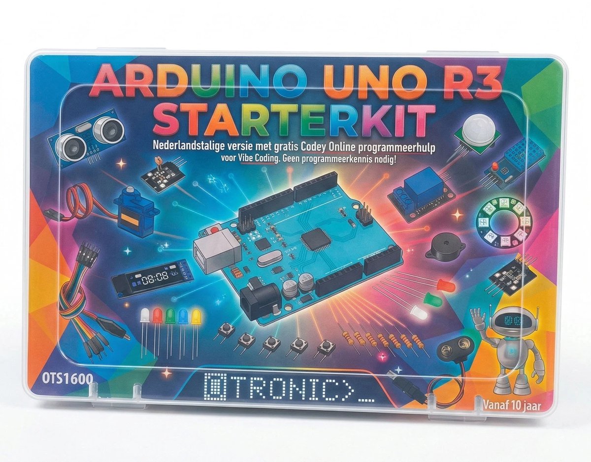 OTRONIC® Arduino Starterkit UNO R3 Nederlandstalig met Codey Ai Vibe Coding