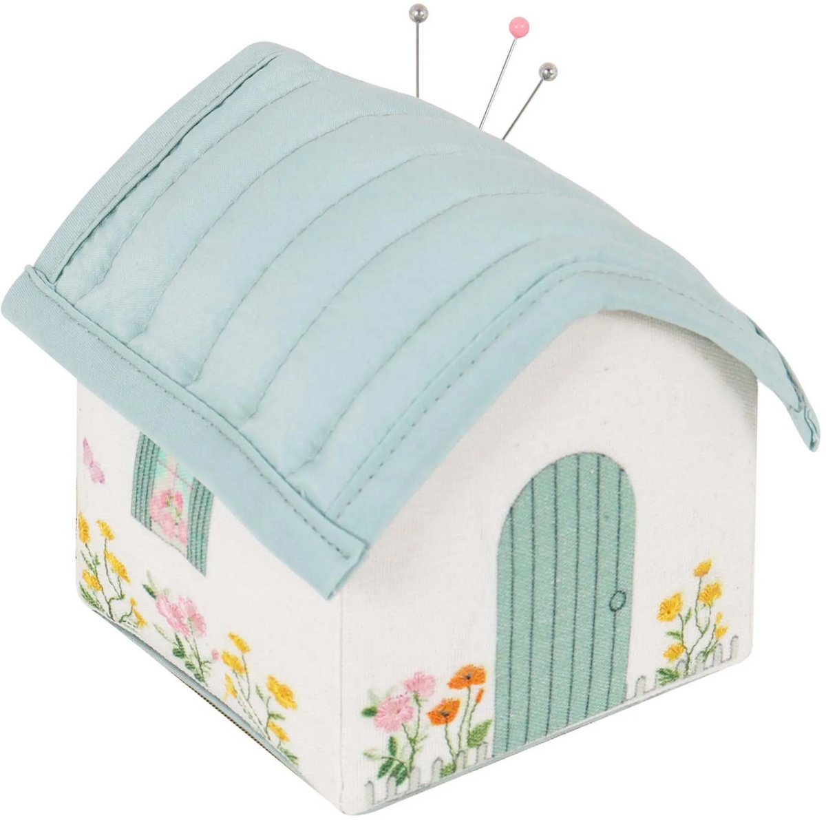 Hobby Gift Speldenkussen: Cottage: 9,5 x 9 x 9,5 cm