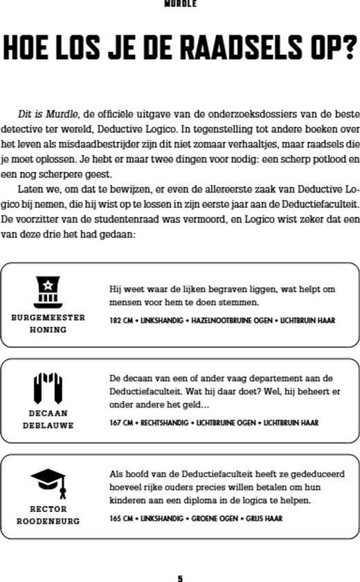 Trois cartes avec icônes d'un maire, d'un doyen et d'un recteur, avec descriptions.