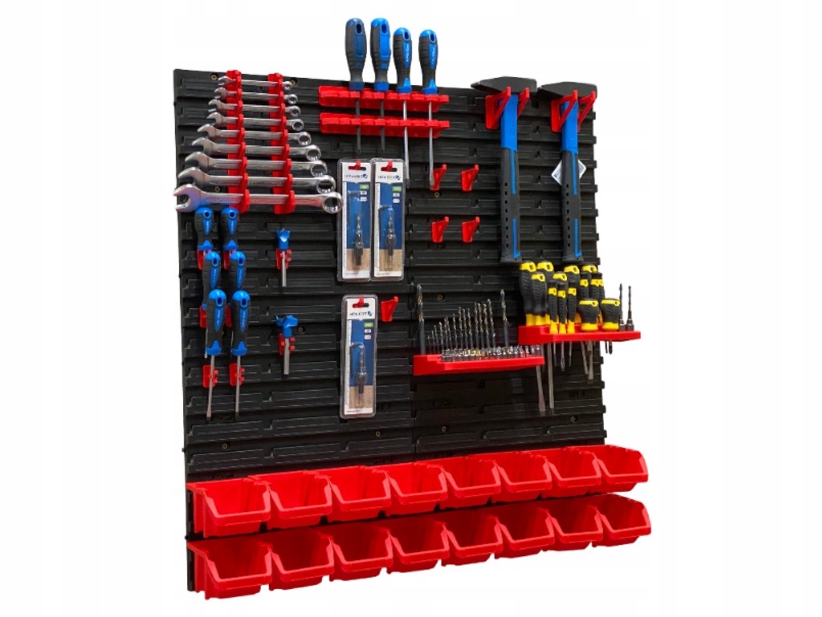 TABLICO Gereedschapswand 77x78cm met Kuipjes & Haken - Nederlands Product